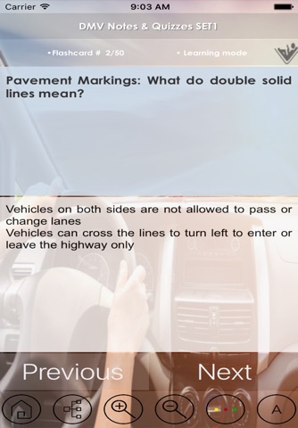 Virginia DMV : Practice Questions for the Written Permit Driving Test ( 1100 Flashcards Q&A ) screenshot 3