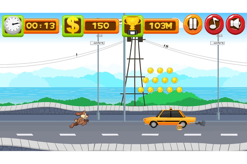 Rabbit Run and Jump - Top Runner Addictive Game screenshot 3