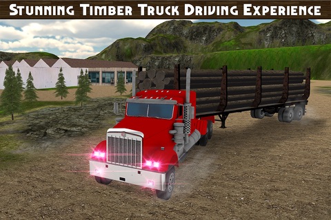 Logging Truck – A Free Driving Simulator for Wood and Timber Cargo Transporter screenshot 4