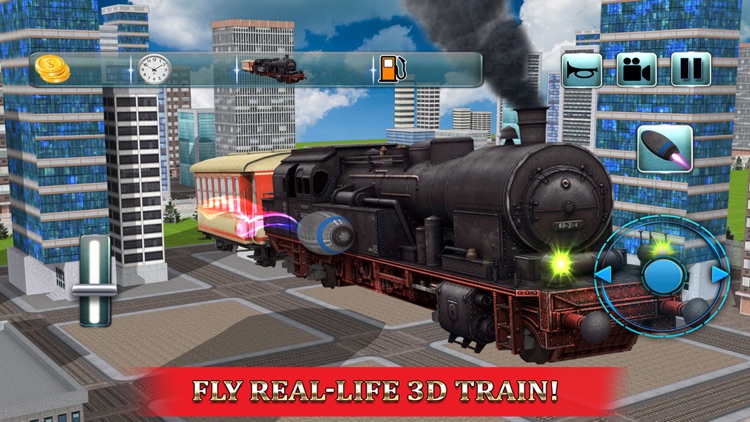 Flying Train 3D: Locomotive Fury