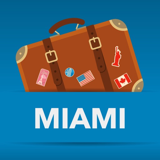 Miami offline map and free travel guide icon