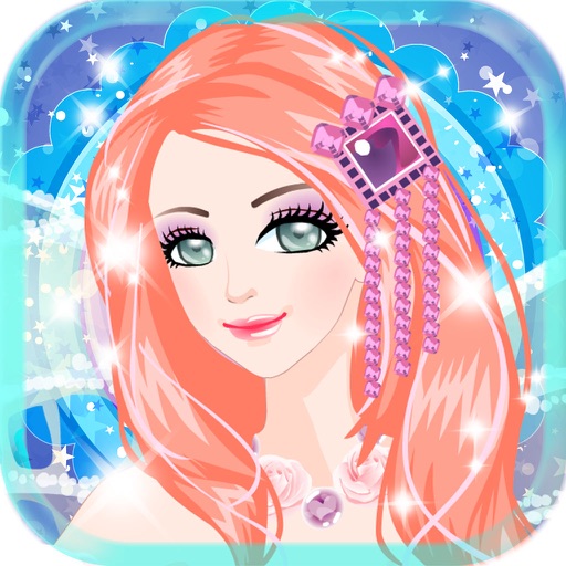 蝴蝶精灵 - 女孩子们的美容、化妆、打扮、换装沙龙小游戏免费 icon