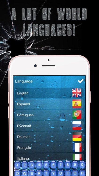Glass Keyboard Maker – Best Custom Keyboards with Cool Backgrounds, Emoji.s and Fonts screenshot-4