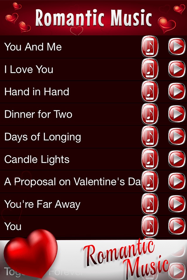 Romantic Music–Free Top Love Ringtones for iPhone screenshot 2