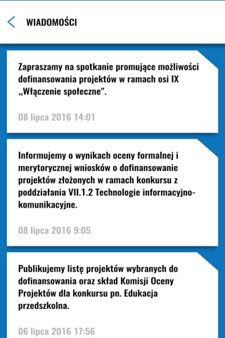 Mobilny Informator RPO WŁ screenshot 3