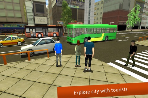 City Tourist Guide Simulator 2016:Real Bus Driving screenshot 2