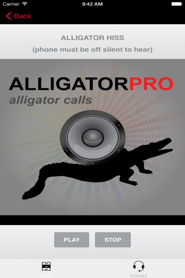 REAL Alligator Calls and Alligator Sounds for Calling Alligators (ad free) BLUETOOTH COMPATIBLE screenshot 2