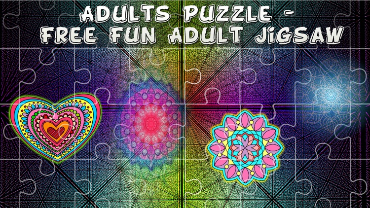 Adults Puzzle - Free Fun Adult Jigsaw - Relax Stress Relief Puzzle Games - Mandalas Slides