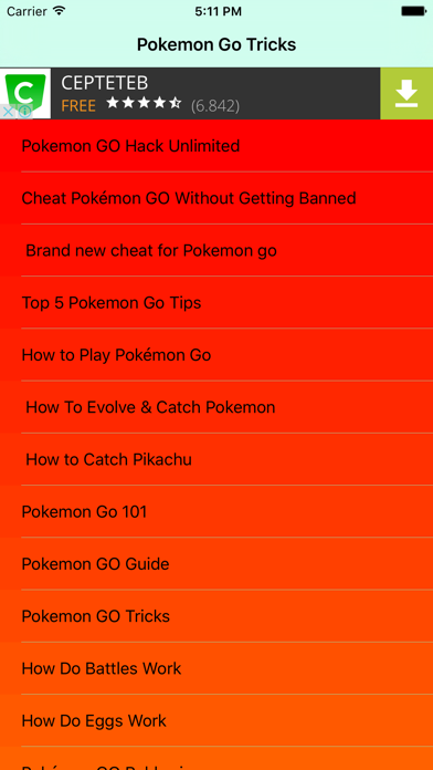 How to cancel & delete CHEAT For Pokemon Go from iphone & ipad 1