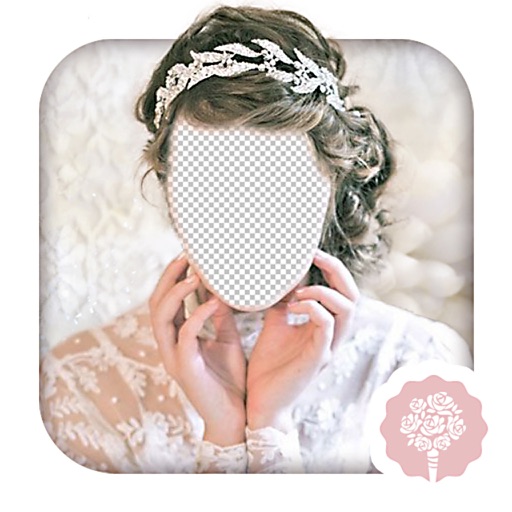 Bridal Wedding Hairstyle Accessories Photo Montage icon