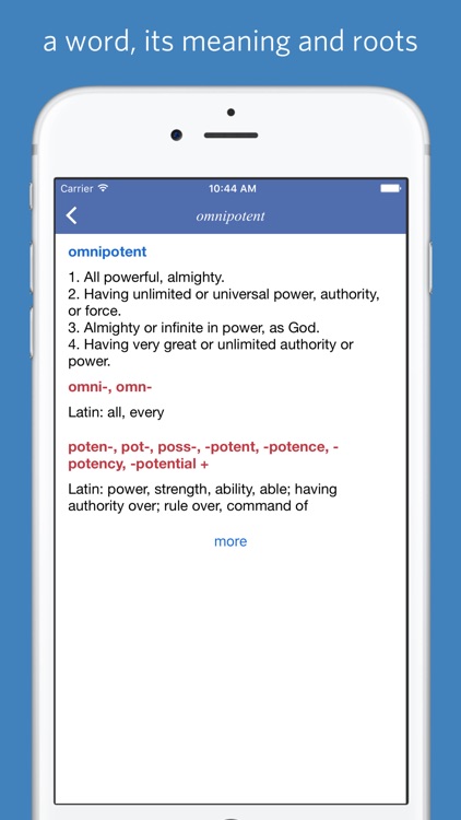 Classical Root Dictionary screenshot-3