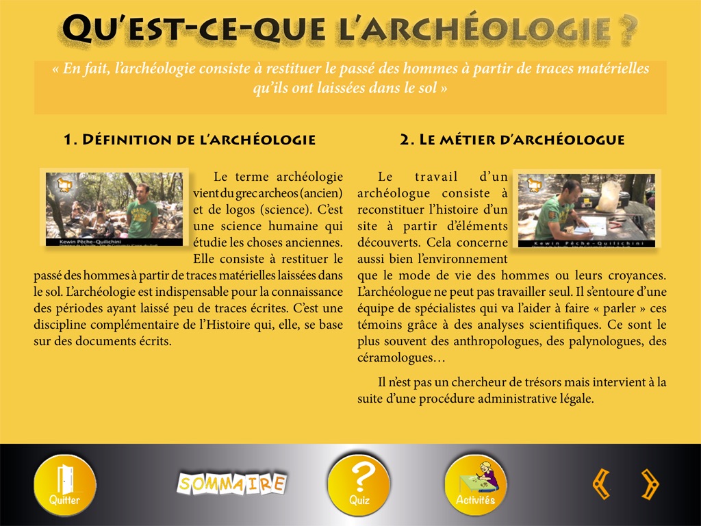 L'archéologie à l'école screenshot 3