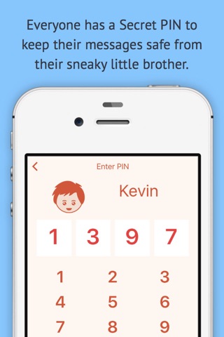 Kids In Touch - Safe Texting for Kids screenshot 2