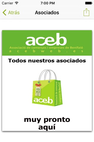 ACEB - Asoc. de Comercios y Empresas de Benifaio screenshot 3