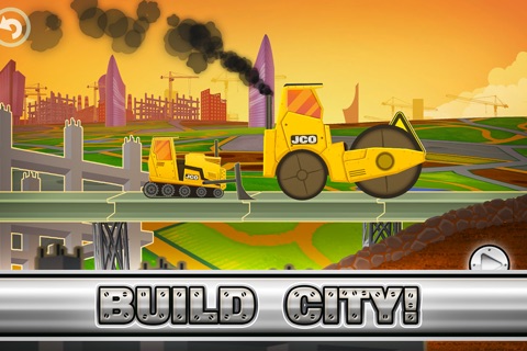 Fun Kid Racing City Builder: Bulldozer, Crane, Truck and Cement Mixer Drive screenshot 2