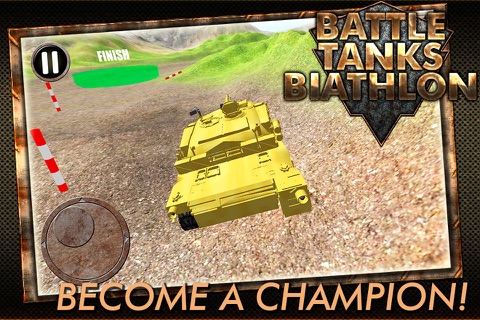 Battle Tanks Biathlon 3D Free screenshot 3