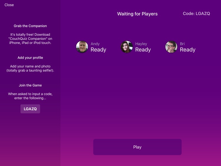 CouchQuiz Multiplayer Trivia