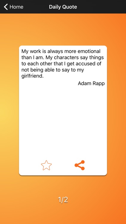 Daily Quotes - Adam Rapp Version