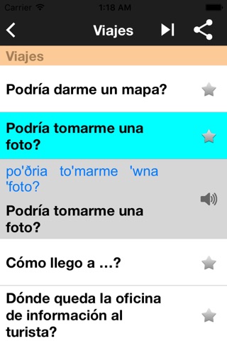 English - Spanish Phrasebook screenshot 2