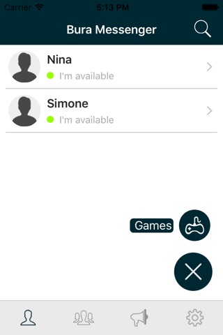 Bura Messenger screenshot 2