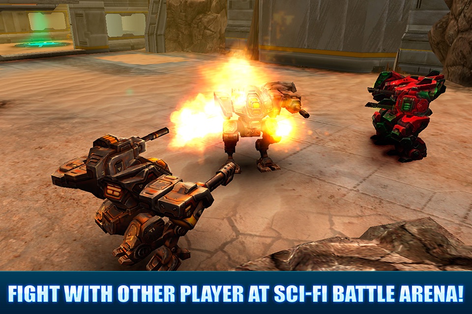 Battle MechWars PvP screenshot 2