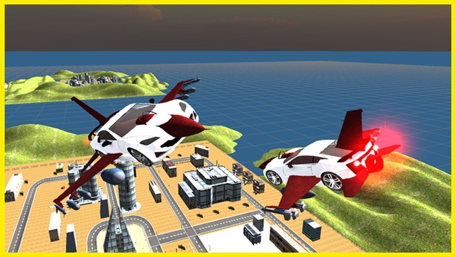 Futuristic F16 Flying Car Pro(圖2)-速報App