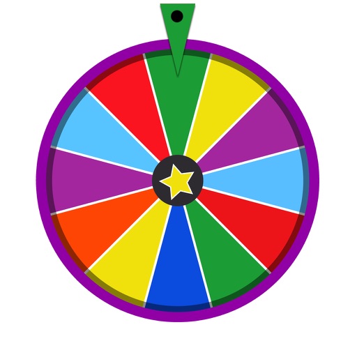 Official America : Stop The Wheel of Fortune, Spin and Stop the Genius Tire on same colour Triangle Icon