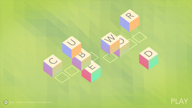 Cubed Words³ - 3D Crosswords(圖1)-速報App