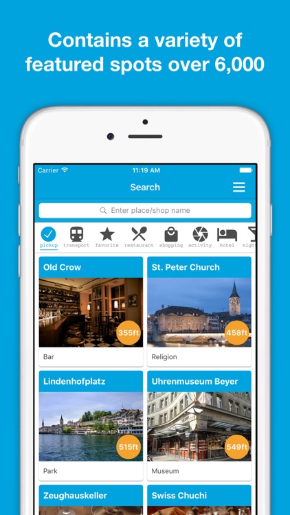 Zurich, Switzerland guide, Pilot - Completely supported offline use, Insanely simple