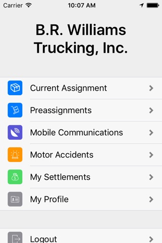 B.R. Williams Trucking, Inc. screenshot 3
