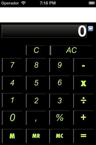 calculator black screenshot 2