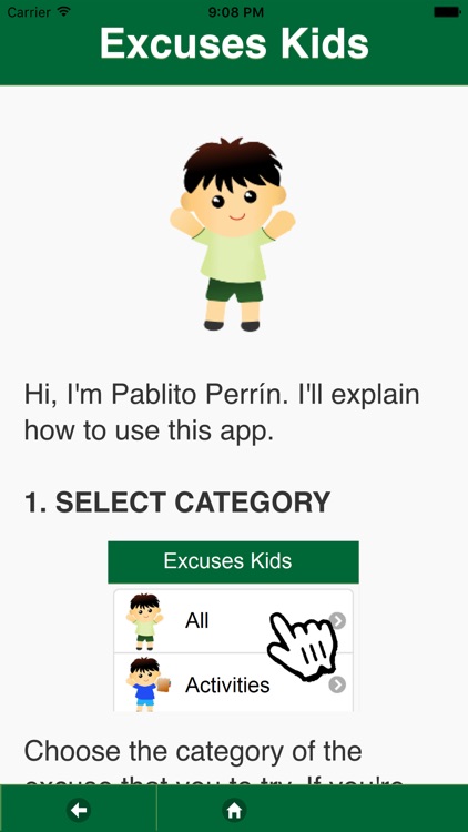Excuses Kids screenshot-4