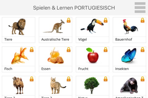 Play and Learn PORTUGUESE screenshot 2