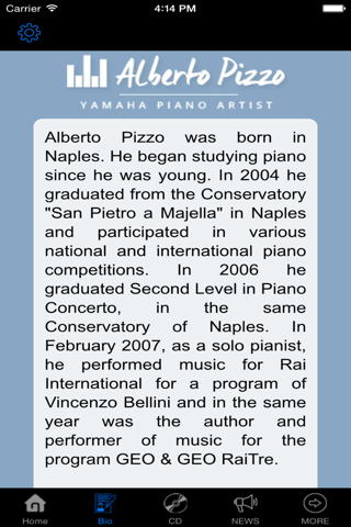 Alberto Pizzo, pianist screenshot 4