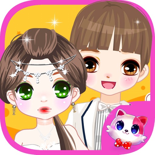 Romantic Wedding - Rose Lovers Makeup Diary,Girl Games Icon