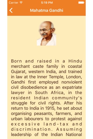 Mahatma Gandhi Quote - The best quote screenshot 2