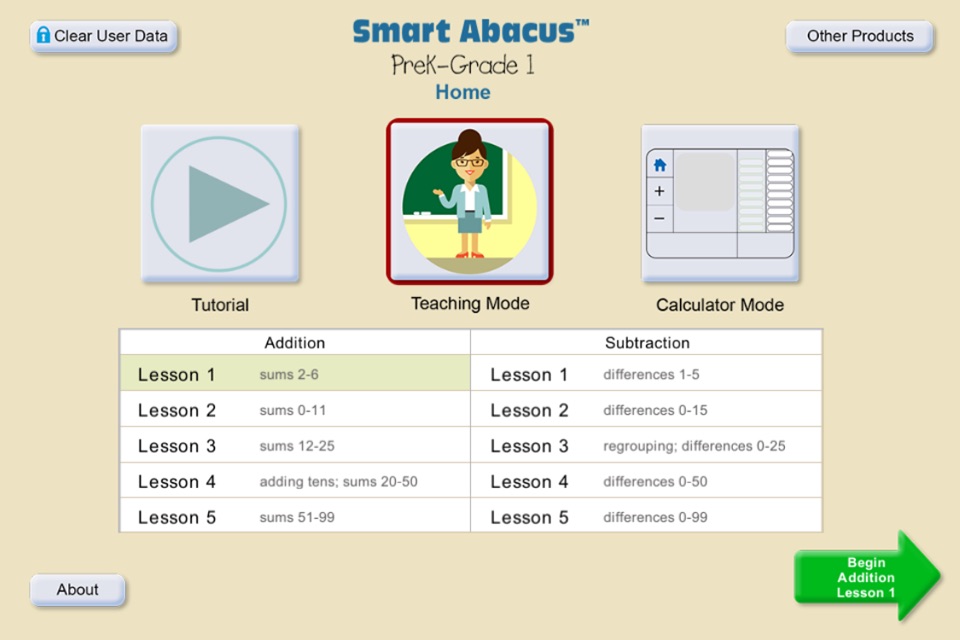 Smart Abacus™  PreK-Grade 1 – Addition and Subtraction screenshot 2