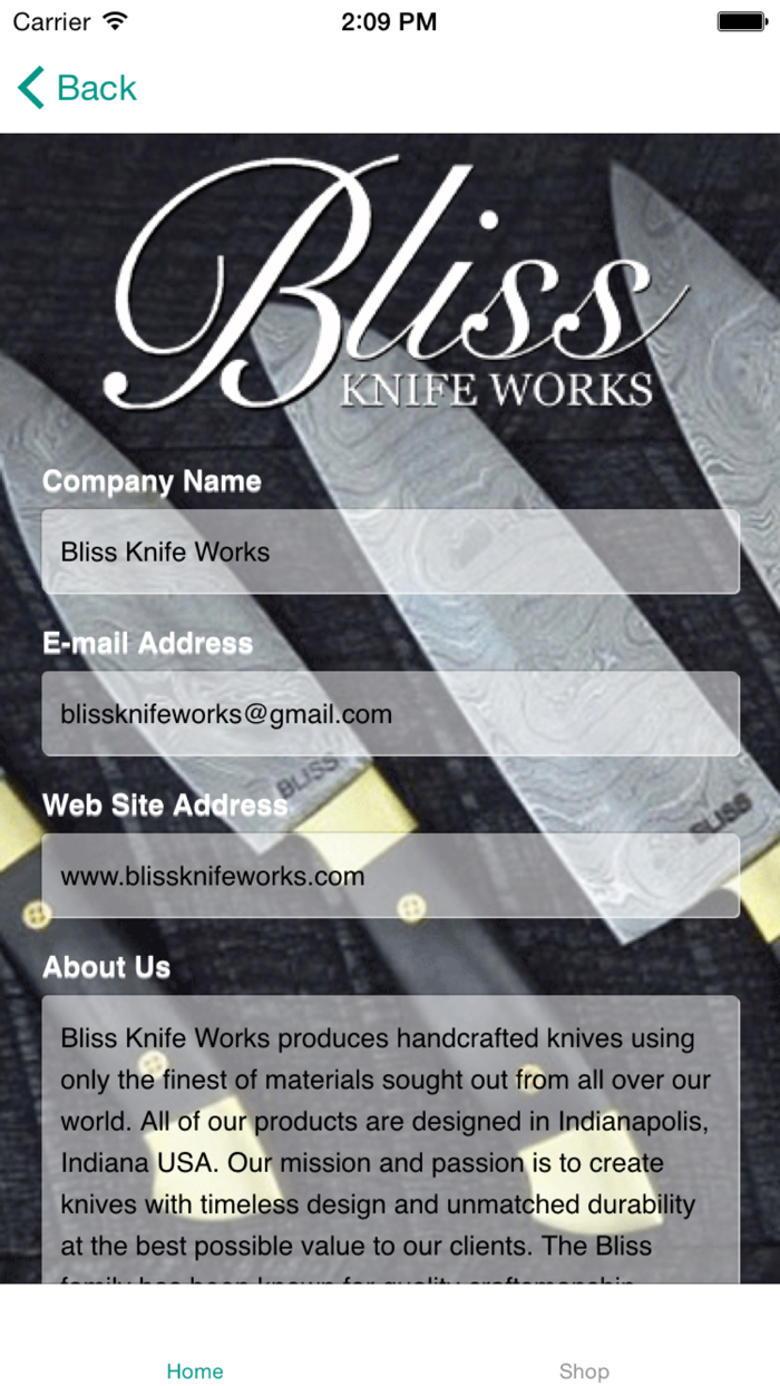 Bliss Knife Works