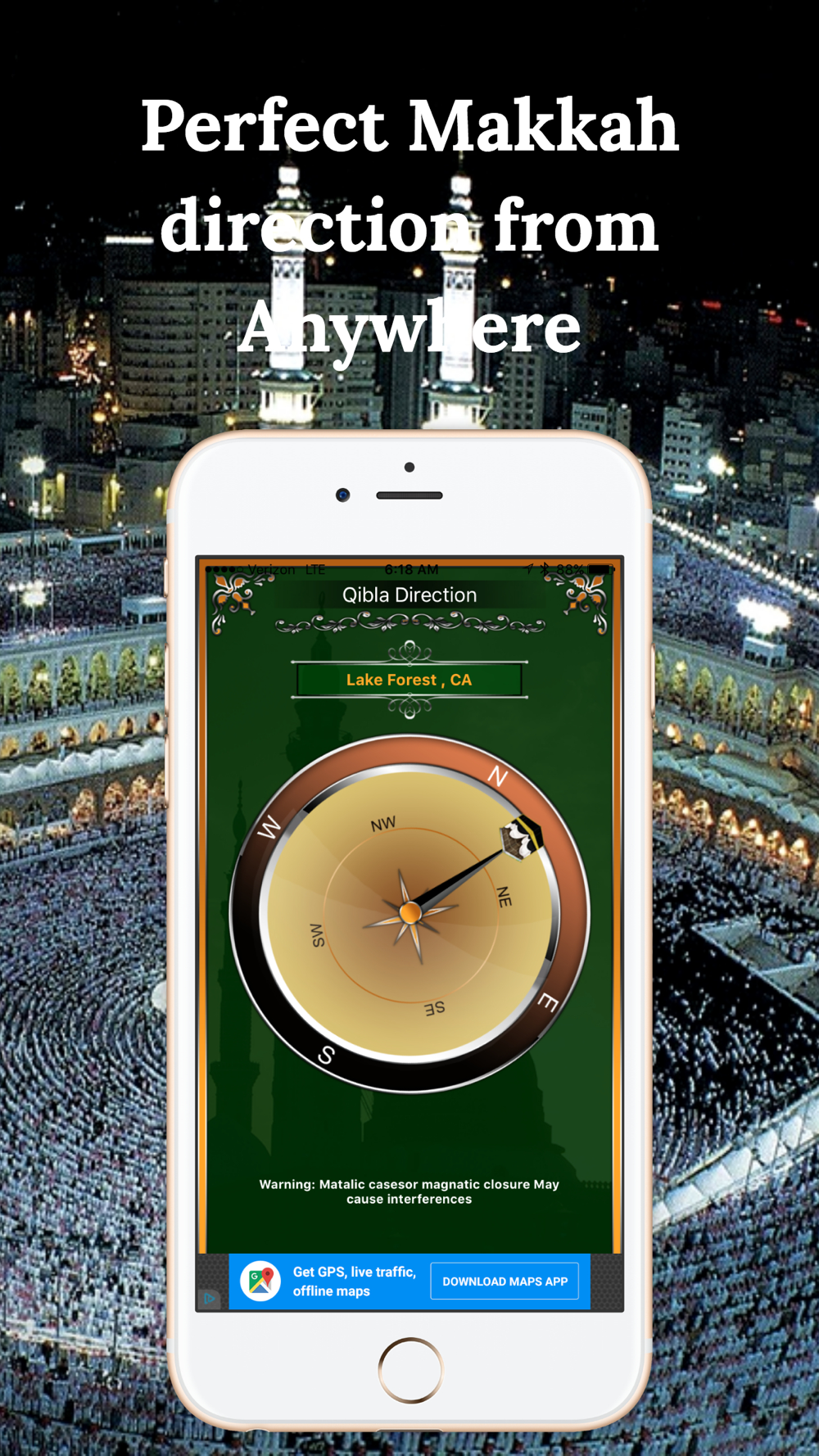live compass direction on Qibla Compass Find Direction Free Download App For Iphone Steprimo Com