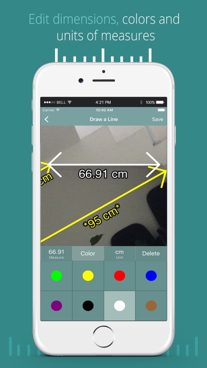 Right Measure: Calculate measures automatically using the camera of your device. screenshot-3