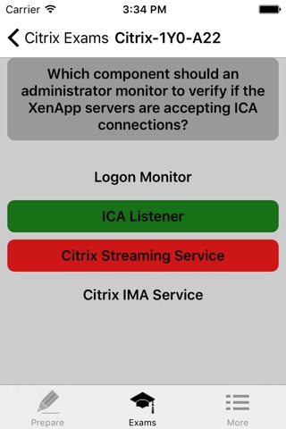 Citrix Exams screenshot 4