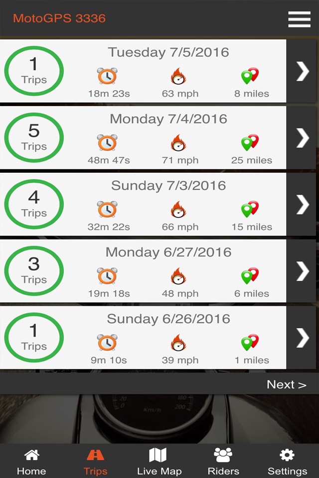 MotoGPS screenshot 2