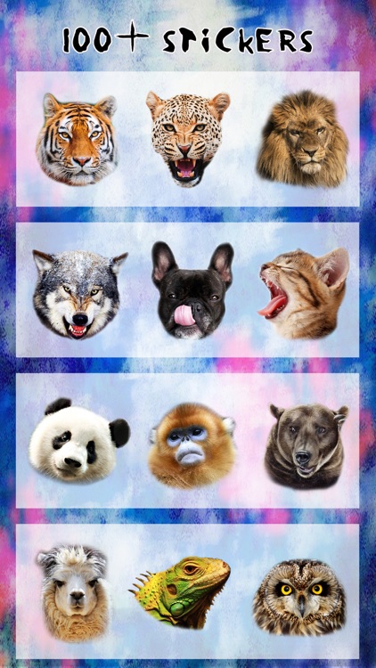 Animal Face Booth - Photo Sticker Blend.er to Morph and Change Yr Skin with Wild Animation Effect screenshot-3