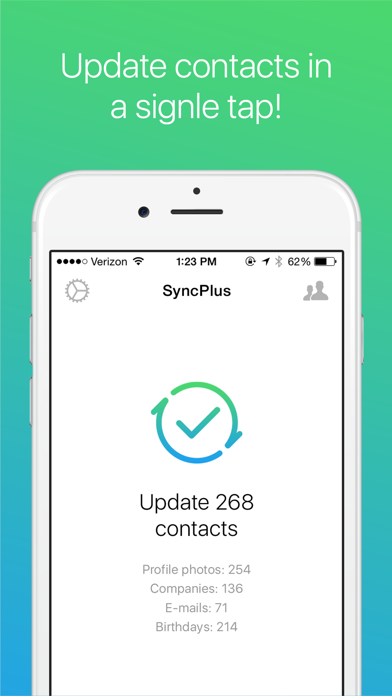 SyncPlus: Contacts Photos from Facebook, VK and OK, Reverse Caller ID Lookup Screenshot 5