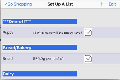 ShoppingListRainbow screenshot 3