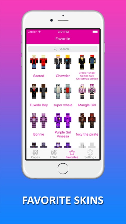 Capes & FNAF Skins Lite - Best Skins Collection for Minecraft PE & PC ...