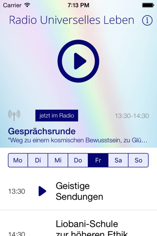 Radio Universelles Leben screenshot 2