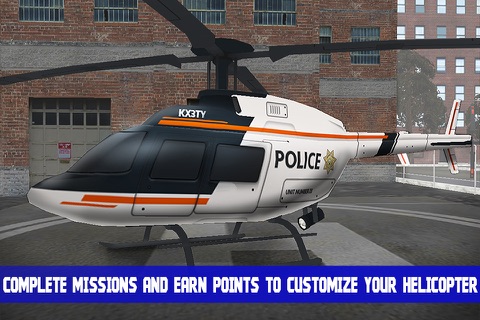 City Police Helicopter Flight Simulator screenshot 3