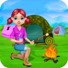 Camping Vacation Kids : summer camp games and camp activities in this game for kids and girls - FREE Mod apk 2022 image