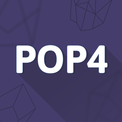 POP4 Number Puzzle Game iOS App